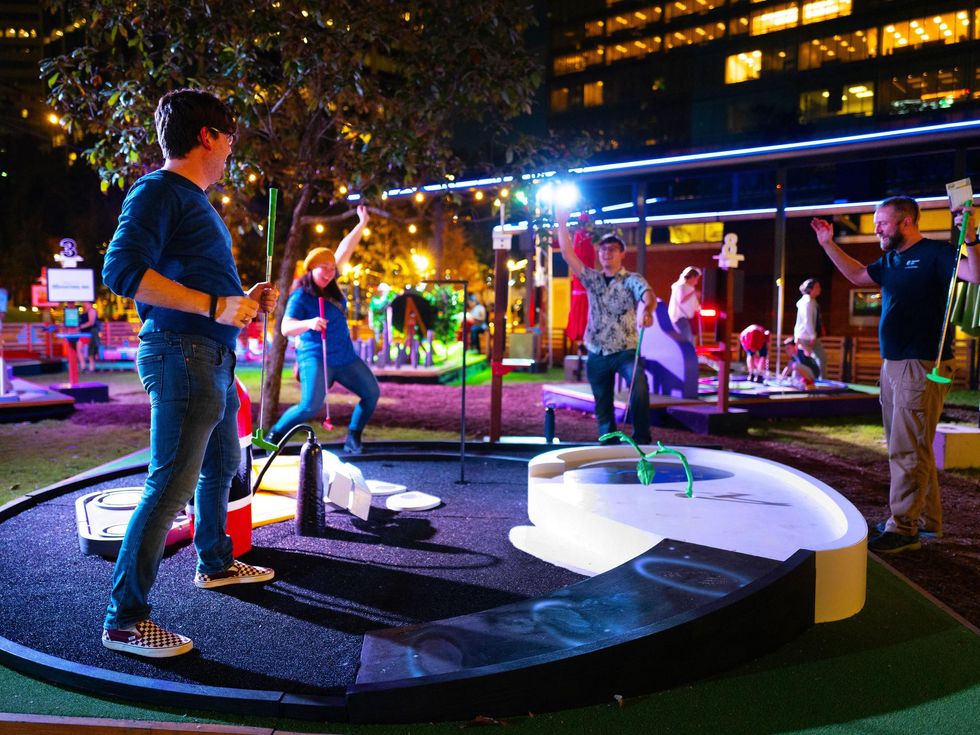 A Sneak Peek at Houston's New $15 Million Park: Putting Green